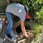 Поиск нужного колодца для сброса откачиваемой воды