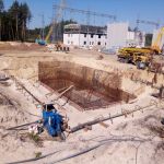 Армировка под защитой водопонижения