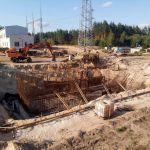 Водопонижение при строительстве ПС Кременная