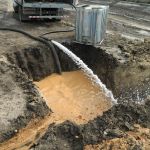 Вода подается под давлением