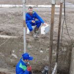 процесс бурения скважины