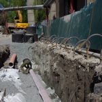 Монтаж под защитой водопонижения