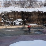 Заливка плиты под защитой водопонижения