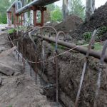 Система водопонижения в работе