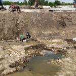 Водопонижение при строительстве зернохранилища